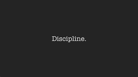 'Discipline' Minimalistic Wallpaper | Laptop wallpaper quotes, Desktop wallpaper motivational ...
