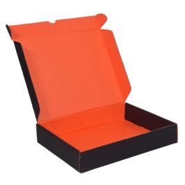 Buy Best Quality U-Pack Black & Orange Colour 18 x 18 x 2.75 Mailer ...