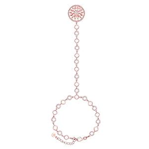 GIVA 925 Silver Rose Gold Majestic Cocktail Haathphool | Gifts for ...