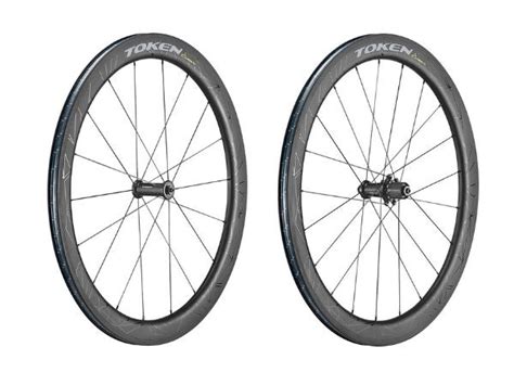 Token Konax Pro 52mm Carbon Rim Brake Wheel Set Tubeless SRAM/Shimano ...