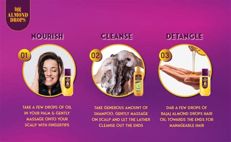 Buy Bajaj Almond Drops Hair Nourishment Kit with 350ML Hair Oil & 340ML ...