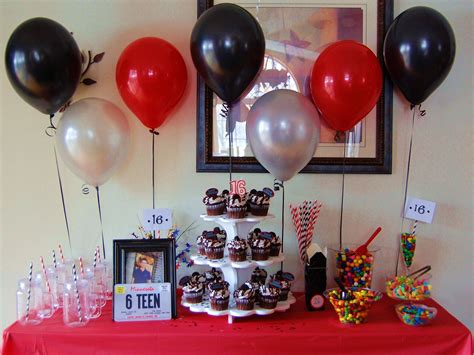 Sweet 16th Birthday Party Ideas for Boys