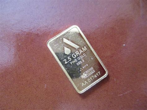 2.5 GRAMS GOLD BAR Acre Pamp Fine Gold Bar 999.9 PURE | #4563796438