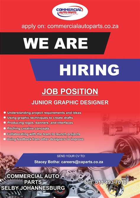 Junior Graphic Designer Vacancy! View full details on: https://lnkd.in ...