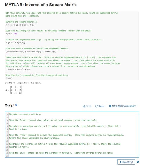 Image result for Square Matrix MATLAB