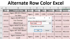 Image result for Excel Alternate Row Color Format