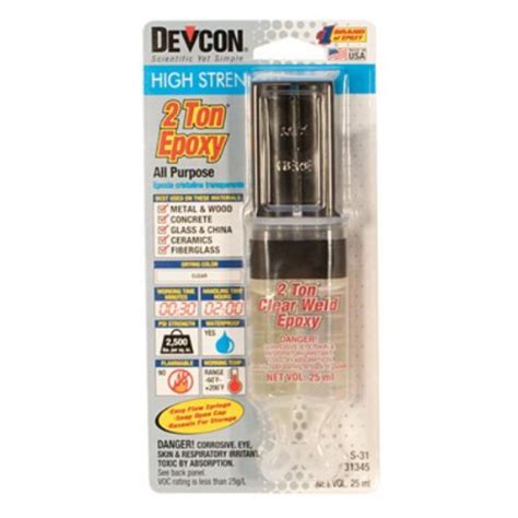 Devcon Epoxy, 2 Ton Epoxy, 1 Ounce Syringe : Amazon.in: Industrial ...