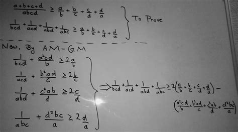 proof writing - Proving with AM-GM Inequality - Mathematics Stack Exchange