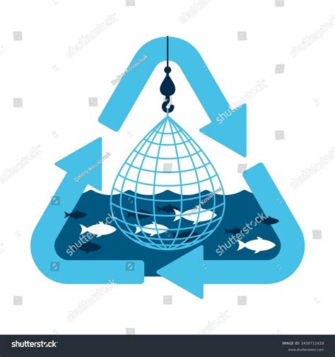Sustainable Fishing Strategy Marine Ecosystems Reproductive Stock Vector (Royalty Free ...