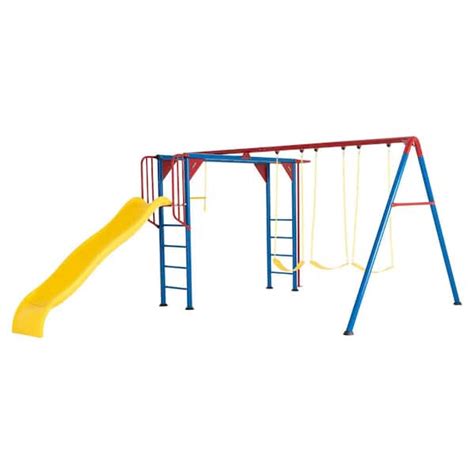 Buy Primary Colors Monkey Bar Adventure Swing Set Online at Lowest ...