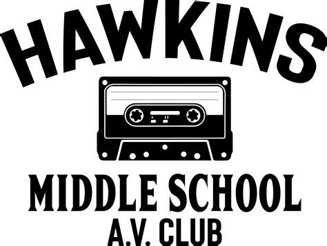 stranger things hawkins middle school SVG - Free stranger things ...