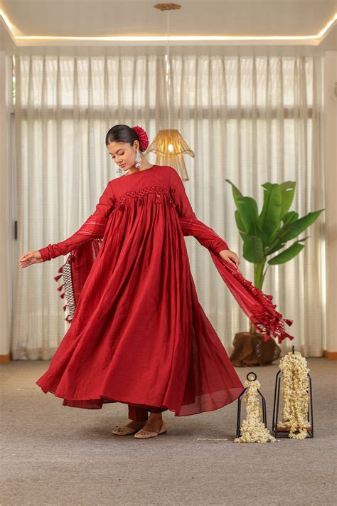 Noor Anarkali Set – Bonica Jaipur