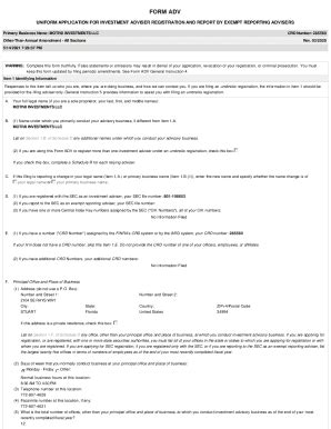 Fillable Online Form Adv - IAPD Investment Adviser Public Disclosure ...