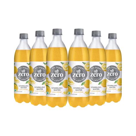 Paper Boat Zero Yuzu Orange Sparkling Water, 600ml | Zero Sugar, Zero ...