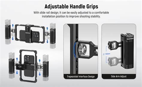 NEEWER Upgraded Phone Rig Vlogging Kit, Video Stabilizer with Dual ...