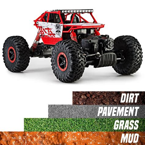 Buy 1/18 RC Monster Truck 4WD Off-Road Vehicle 2.4G Remote Control ...
