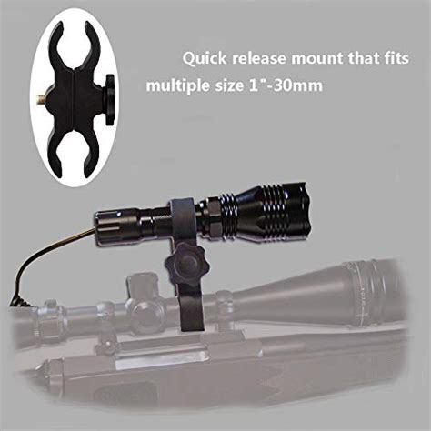 Ulako Green Light Tactical Flashlight 250 Yards Range with Scope Sight ...