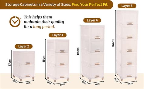 NOVATIC Foldable Plastic Plastic Modular Drawer Storage Box with ...