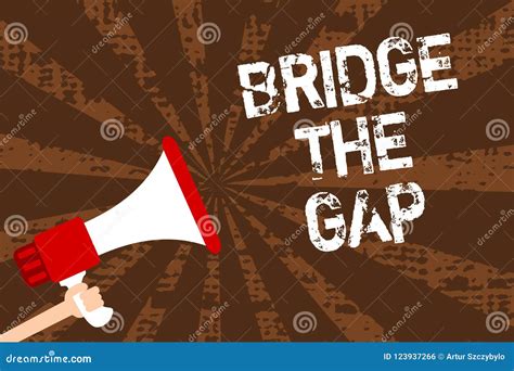 Handwriting Text Writing Bridge the Gap. Concept Meaning Overcome the ...