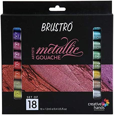 BRUSTRO Artist's Gouache Colour | Set of 24 Colors X 12ml Tubes ...