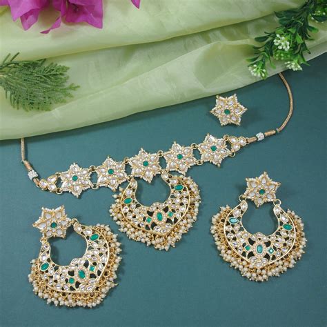 Devina Green Jewellery set – I Jewels