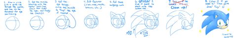Image result for Sonic Head Drawing Tutorial
