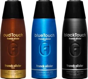 Franck Olivier Oud Touch 250ml + Blue Touch 250ml + Black Touch 250ml ...