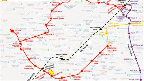 Gurugram Metro Latest Updates: Route Map, Stations, Work Progress And ...