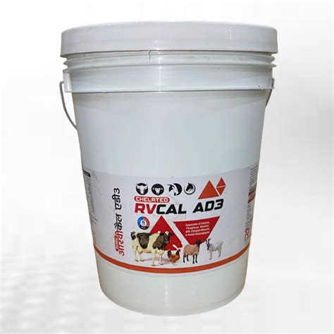 RVCAL-AD3, Calcium for Cow, Buffalo, Goat, Sheep, Horse, cat, Dog, Pig ...