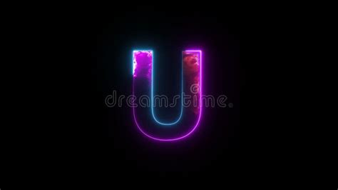 Neon Letter U PNG 的图像结果