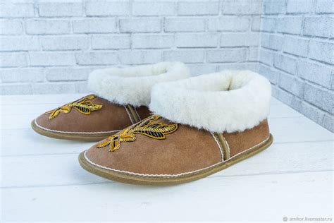 Чуни женские из натуральной овчины на мягкой подошве на заказ в ...