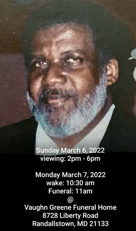Quincy Jeffers - 2022 - Vaughn C Greene Funeral Services
