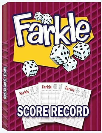 Buy Farkle Score Sheets: 100 Farkle Score Pads, Farkle Dice Game ...