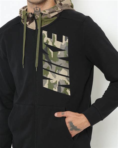 Brand Print Hoodie with Split Kangaroo Pockets-Dd1734-010 – Discount Store