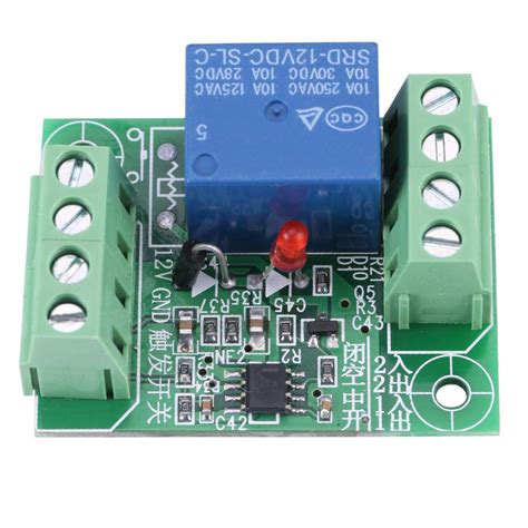 Buy Circuit Relay Module, DC 12V Single Channel Bistable Circuit ...