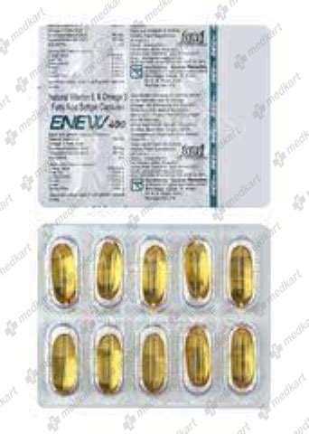 ENEW 400MG CAPSULE 10'S, Price, Composition & Generic Alternatives ...