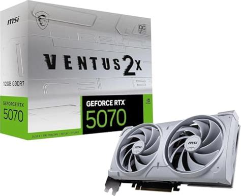 Amazon.in: Buy MSI GeForce RTX 5070 12G Ventus 2X OC White Graphic Card ...