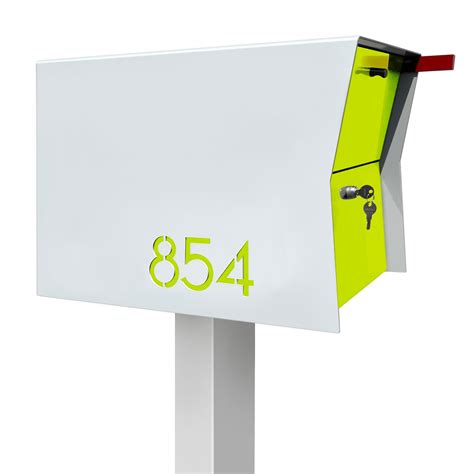 Modern Mailbox | The Retrobox Locking Package Dropbox in Arctic White ...