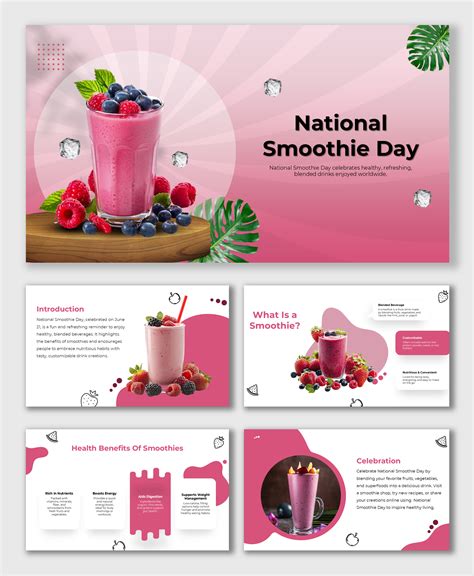 Explore This National Smoothie Day PowerPoint Presentation