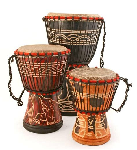 Ghanaian Djembe Hand Drums - African Drums and Instruments