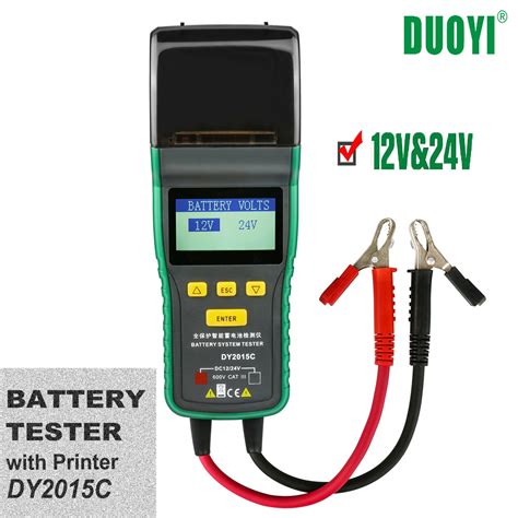 DUOYI 12V/24V Digital Battery Tester for Automotive India | Ubuy