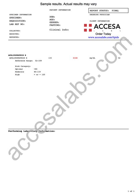 ApoB Test - Apolipoprotein B Blood Test | Accesa Labs