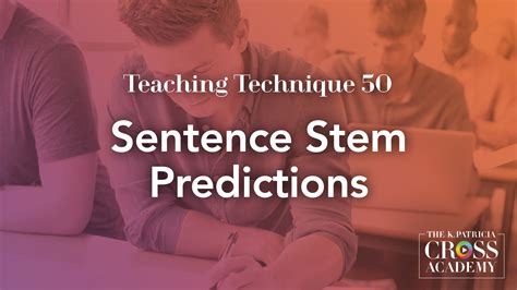 Techniques Archive - Page 5 of 5 - The K. Patricia Cross Academy