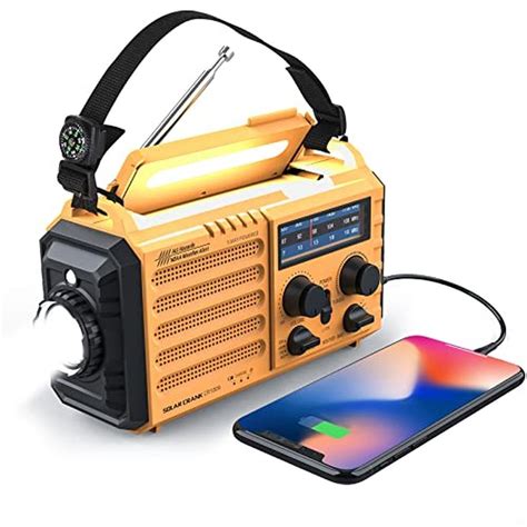Weather Radio | Raynic 5000mAh/18500mWh NOAA Weather Radio Solar Hand ...