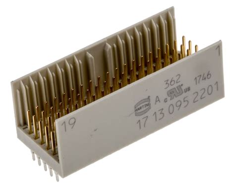 17130952201 HARTING | HARTING, Har-Bus HM 2mm Pitch Backplane Connector ...