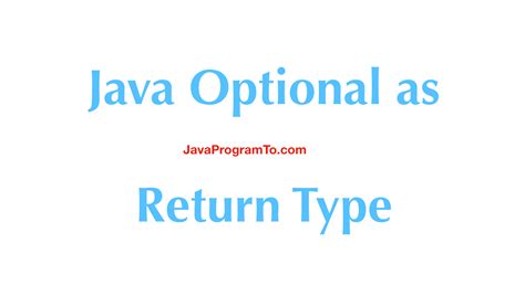Image result for Java Optional Example