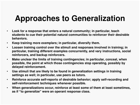 Image result for Examples of Generalization