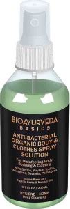 BIOAYURVEDA Anti-Bacterial Organic Body & Clothes Spray Solution ...