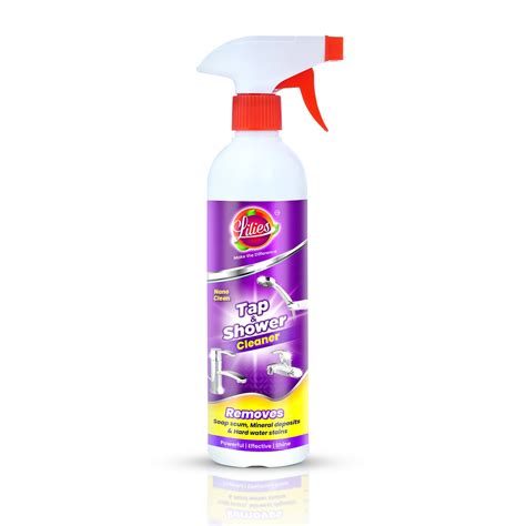 Lilies Tap and Shower Cleaner | Descaler, Limescale Remover | Hard ...