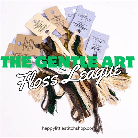 SUBSCRIBE AND SAVE - The Gentle Arts Floss League by Happy Little Stit – Happy Little Stitch Shop
